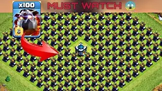 Lava Hound Attack On Airdefence Base|100 max level lava hound VS 480 max level Airdefence|#coc