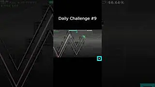 Geometry Dash Daily Challenge #9 #geometrydash #gd #games #challenge #layout #difficult #level