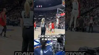 NBA Courtside Seats Are 🔥🏀