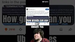 Ubisoft Demands you Destroy your games #stopkillinggames #meme #piratesoftware #ubisoft