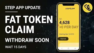 StepApp Withdraw Update | FAT Token Withdrawal | Claim Free FAT token | Instant airdrop