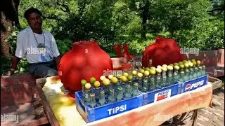 INDIAN LOCAL COLD DRINK( shikanji) || Indian Food Street Food