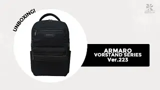 ARMARO BAGS - Vorstand Series - Ver.223 - Laptop Backpack - Unboxing Video
