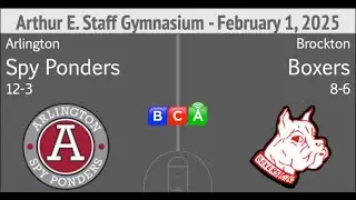 Brockton High School Boys Basketball vs Arlington High School 01-20-25