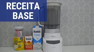 Como fazer Receita Base do Geladinho Gourmet  ( Sacolé, Din Din. JuJu)