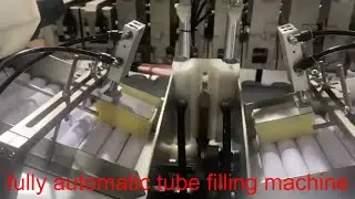 high speed  2 fill nozzle fully automatic tube filling machine