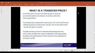 ACCA P5 Advanced Performance Management Part 7