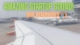 [🎧3D Sound] Easyjet A320 Amazing Sound |  Catania Departure