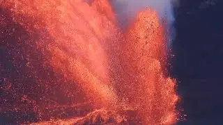 Kilauea Eruption, Episode 38, 2025-12-6, Part 2, in 4K