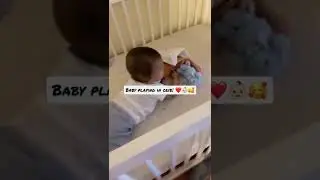 Baby playing with security blanket!❤️👶🏻🥰 #funnybabymoments #shorts #youtubeshorts #cutebaby #baby
