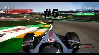 F1 2013 PC Scenario Mode #5 Winning WDC as rookie in Sao Paulo!!