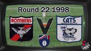 Essendon vs Geelong Round 22 1998