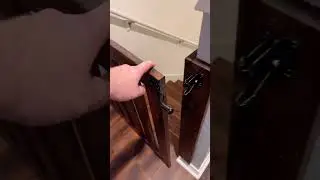 DIY Dog baby gate for your stairs