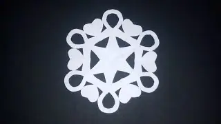 How to make Easy Snowflake Design|Christmas|Fashion with Jyoti|