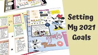 Setting My 2021 Goals | Classic Happy Planner l 2021 Vision Board