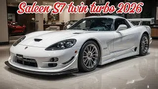 Saleen S7 Twin Turbo 2026 🔥 America’s Ultimate Hypercar | Insane Speed & Power Revealed