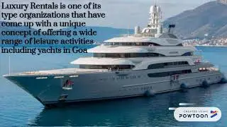 Luxury yachts in Goa