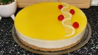 Cheesecake citron/sans cuisson🍋No-bake lemon Cheesecake🍋تشيز كيك بالحامض بدون فرن راقي، لذيذ و منعش