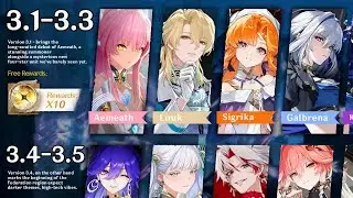 NEW UPDATE! COMPLETE 3.1-3.5 BANNER LINEUP WITH RERUNS - Wuthering Waves