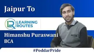 Himanshu Puraswani, a final-year BCA student at Poddar International College
