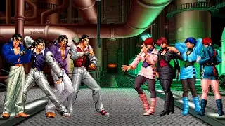[KOF Mugen] Robert Garcia Team vs Shermie Team