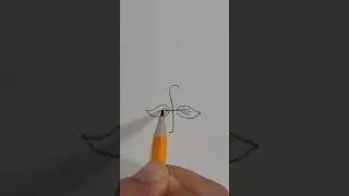 flower from f ! #shorts #drawing #viral #art #easydrawing