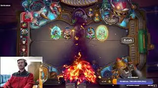 Слепой играет в поля сражений hearthstone. Эфир 76