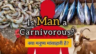 क्या इंसान मांसाहारी हैं? | Eating Nonveg is Right or wrong | Veg or Nonveg which is best