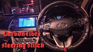 Carbon fibre steering stitch
