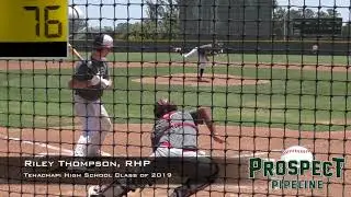 Riley Thompson Prospect Video, RHP, Tehachapi High School Class of 2019