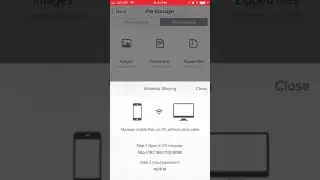 How to ENABLE WIRELESS SHARING in UC BROWSER?