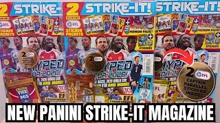 НОВЫЙ ВЫПУСК ЖУРНАЛА PANINI STRIKE-IT | НАКЛЕЙКИ EFL GOLD CAPTAIN И ПРЕМИАЛЬНЫЙ НАБОР ADRENALYN X...