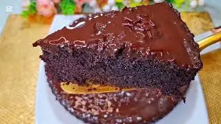 Шоколадный торт на раз, два,три! Все смешал и в духовку!#пирог #recipe #вкусно 