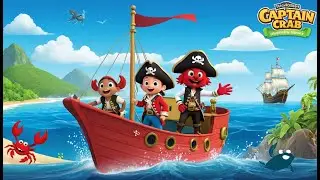 Captain Crab and the Hidden Map | Pirate Adventure Nursery Rhyme and Educational Song for Kids