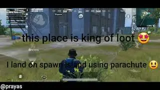 Landing on Spawn island BGMI | 3 Flare guns  | King of loot #BGMI #spawn island #flare gun #PUBGloot