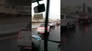 Qatar extreme rain roads block must watch
