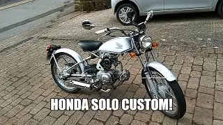 Honda Solo Custom  - Spring Ride Through Derbyshire.