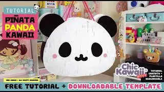 Tutorial pi&ntilde;ata panda kawaii by Chic Kawaii