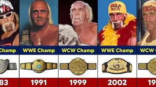 Hulk Hogan All Championship Wins in WWE & WCW 🏆
