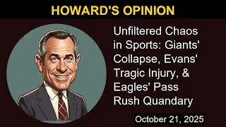 Unfiltered Chaos in Sports: Giants' Collapse, Evans' Tragic Injury, & Eagles' Pass Rush Quandary