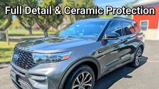 Adam's Graphene Coating: WET LOOK Shine on Ford Explorer ST