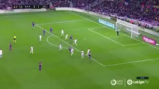 Luis Suarez Backheel Goal Against Mallorca