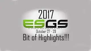 2017 ESGS (E-Sports and Gaming Summit)