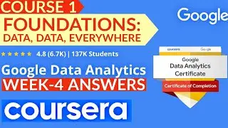 Google Data Analytics Professional Certificate | Answers Course 1, Week 4