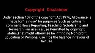 Copyright disclaimer Clip | Today tricks