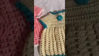 Crochet frocks for baby girl🥰🧶 #crochet #babygirl #fashiontrends #viral