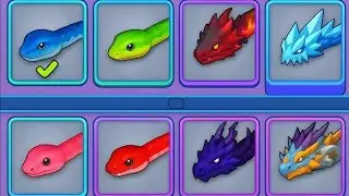 Snake Clash IO 🐍 Common vs Epic vs VIP &ndash; Ultimate Skin Comparison!
