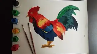 how to draw cock ##cock painting