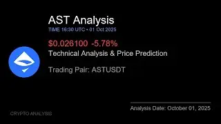 AST (ASTUSDT) Technical Analysis - Price Prediction & Buy or Sell October 01, 2025