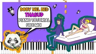 THASUP - B@BY NEL BED - FREE MIDI Piano Tutorial